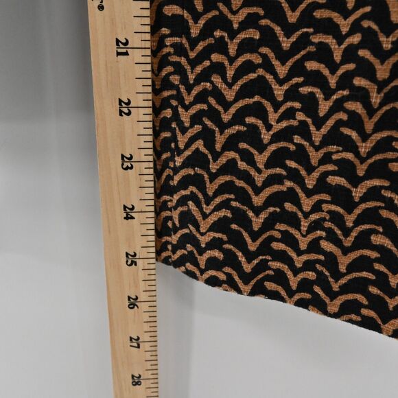 ANTHROPOLOGIE Pants Womens Size 4 Cartonnier Charlie Ankle Brown Black Print - Picture 13 of 13